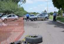 IMPLEMENTA ALCALDE MEDIDAS DE SEGURIDAD PARA REPARACIÓN DE SOCAVÓN EN CALLE MICHOACÁN