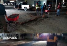 AVANZAN EN CAJEME ACCIONES DEL PROGRAMA INTENSIVO DE BACHEO, RECARPETEO Y PAVIMENTACIÓN DE VIALIDADES