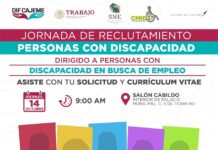 NO TE PIERDAS LA JORNADA DE RECLUTAMIENTO DE PERSONAS CON DISCAPACIDAD, VIERNES 14 DE OCTUBRE*