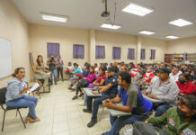 Escuchan legisladoras a pobladores de Miguel Alemán sobre movilidad y seguridad vial