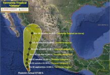 «Orlene» se convierte en huracán 1; sigue la trayectoria.