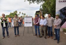 PONE EN MARCHA LAMARQUE CANO OBRA DE PAVIMENTACIÓN EN CALLE EUSEBIO KINO