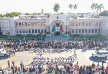 PRESIDE ALCALDE LAMARQUE CANO DESFILE CONMEMORATIVO AL 112 ANIVERSARIO DE LA REVOLUCIÓN MEXICANA