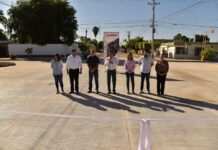 ENTREGA ALCALDE CRUCERO CON CONCRETO HIDRÁULICO EN CALLES MORELOS Y TABASCO