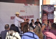 DAN BANDERAZO ALCALDE Y GOBERNADOR A PROGRAMA DE MEJORAMIENTO DE VIALIDADES EN CAJEME
