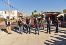 ENTREGA LAMARQUE CANO OBRA DE REHABILITACIÓN DE CRUCERO EN CALLE TABASCO Y PESQUEIRA