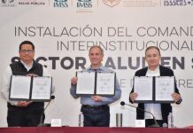 Atestigua gobernador Alfonso Durazo Instalación del Comando Estatal Interinstitucional del Sector Salud.