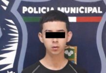 DETIENE LA POLICÍA MUNICIPAL A JOVEN POR VIOLENCIA FAMILIAR