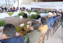 GIRA DE TRABAJO EN CAJEME DE ADÁN AUGUSTO LÓPEZ Y ALFONSO DURAZO MONTAÑO