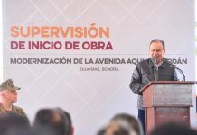 Supervisa gobernador Alfonso Durazo inicio de obras de rehabilitación de la avenida Aquiles Serdán en Guaymas