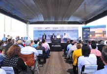 COLOCAN PRIMERA PIEDRA DEL PARQUE INDUSTRIAL AEROESPACIAL SKYBRIDGE EN CAJEME