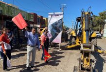 ALCALDE LAMARQUE CANO DA BANDERAZO A OBRA DE REHABILITACIÓN AL SUR DE LA CIUDAD