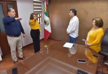 TOMA PROTESTA ALCALDE A TITULARES DE ASUNTOS DE GOBIERNO Y ADMINISTRATIVO DE SEGURIDAD PÚBLICA