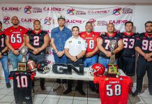 PONEN EN ALTO EL NOMBRE DE CAJEME EN FÚTBOL AMERICANO