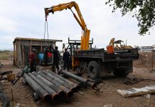 AVANZA LA INSTALACIÓN DEL NUEVO POZO DE VILLA BONITA