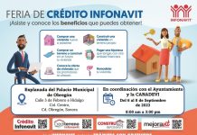 Invita el Ayuntamiento de Cajeme a la feria de crédito INFONAVIT