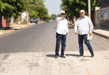 SUPERVISA LAMARQUE CANO AVANCES EN OBRAS DE PAVIMENTACIÓN
