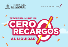 os descuentos de Tesorería Municipal con cero recargos en tu predial al pagar en línea o en ventanilla bancaria