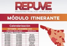 Módulo itinerante de Repuve apoyará a 12 municipios en la regularización de vehículos usados de procedencia extranjera