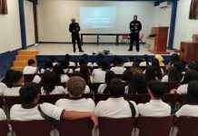 Realiza Secretaría de Seguridad feria de Servicios y Prevención de la Violencia en Cbtis 40 de Guaymas