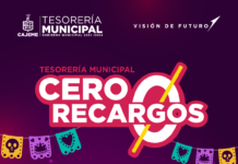 En Cajeme, Inicia noviembre y Tesorería Municipal continúa con las promociones de Cero Recargo