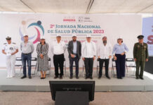 Dan “banderazo” a acciones de la Segunda Jornada Nacional de Salud Pública