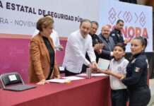 Fortalecemos la seguridad pública con policías certificados, equipamiento y mejores sueldos: Alfonso Durazo