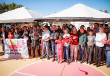 Compromiso con el Bienestar: Gobierno de Sonora Invierte 2 mdp en rehabilitación de espacios públicos en comunidad de Huatabampo
