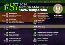 INVITACIÓN A LOS EVENTOS CULTURALES JUEVES A LAS 7.