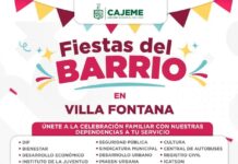 El municipio de Cajeme invita a las Fiestas Del Barrio, este próximo viernes 16 de febrero, a partir de las 4:00 p.m. en Villa Fontana.