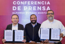 Firma Gobernador Durazo convenio para garantizar 100% de conectividad a Internet en Sonora