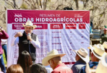 Entrega Gobernador Durazo inversión de 12 mdp en obras de infraestructura hidroagrícola a productores de Sierra Alta