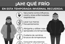 Salud Sonora recomienda protegerse ante la presencia de bajas temperatura en la entidad