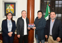 Sostiene Gobernador Durazo reunión con empresarios líderes en la fabricación de textiles