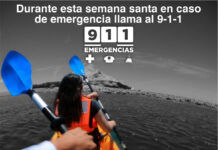 Disponibles líneas de emergencias 9-1-1 y 089 de denuncia anónima para atención durante vacaciones de Semana Santa