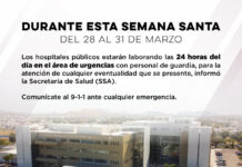 Hospitales públicos contarán con guardias en el área de urgencias: Salud Sonora