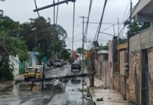 Imágenes de cómo quedó el municipio de Valladolid en Yucatán, tras el paso de «Beryl». Hasta el momento no hay vidas que lamentar.