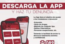 Cuenta Seguridad Pública con app móvil para la denuncia anónima de delitos