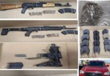 Aseguran una granada, 4 fusiles, 16 cargadores, 271 cartuchos y un lanza granadas