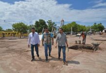 Supervisa Cecop avance de obra en Etchojoa