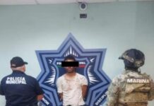 CAPTURA SSPM A SUJETO POR AGRESIÓN EN CONTRA DE FUNCIONARIOS PÚBLICOS, ADEMÁS SE LE LOCALIZARON DROGAS