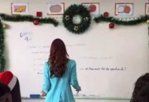 Padres de familia piden llamarle la atención a maestra por su forma de vestir mientras les da clases a sus hijos.