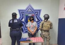 APREHENDE POLICÍA MUNICIPAL A FÉMINA POR ROBO A COMERCIO