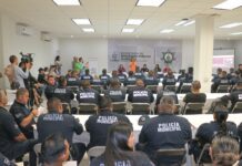 CAPACITAN A POLICÍA MUNICIPAL EN TALLER DE FORMACIÓN CON PERSPECTIVA DE GÉNERO