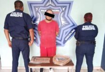 DETIENE LA POLICÍA MUNICIPAL EN EL TOBARITO A SUJETO IRACUNDO POR VIOLENCIA FAMILIAR