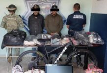 APREHENDE SSPM A DOS POR ROBO A CASA HABITACIÓN