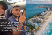 Exnovios se van juntos de viaje a la playa porque ya tenían todo pagado y no les dieron reembolso.