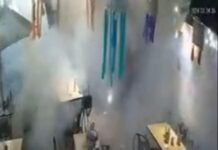 Lanzan expIosivo contra terraza de un restaurante lleno de gente en Celaya, Guanajuato