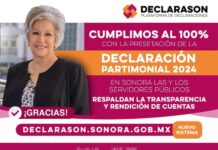 Cumple Sonora con 100% de declaraciones patrimoniales