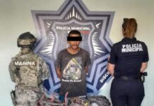 APRENDE SSPM A SUJETO POR ROBO DE ACCESORIOS DE VEHÍCULOS EN PUEBLO YAQUI